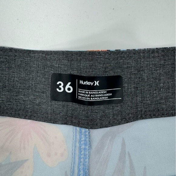 Hurley Hawaiian Print Swim Suit / Board Shorts - Picture 7 of 8